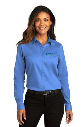 Picture of Port Authority® Ladies Long Sleeve SuperPro React