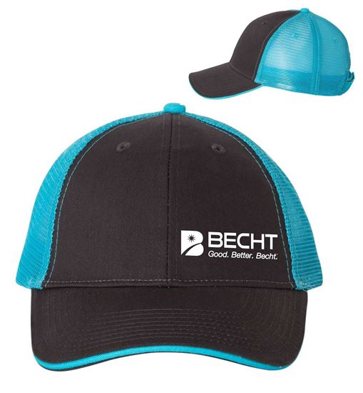 Picture of Teal/Charcoal Mesh Cap