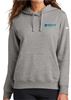 Picture of Nike Club Ladies Fleece Sleeve Swoosh Pullover Hoodie