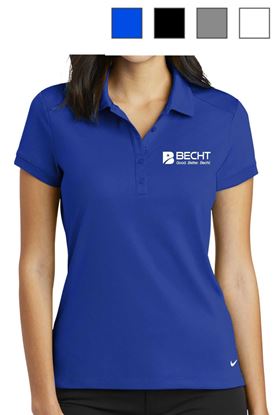 Picture of Nike Ladies Dri-FIT Solid Icon Pique Modern Fit Polo