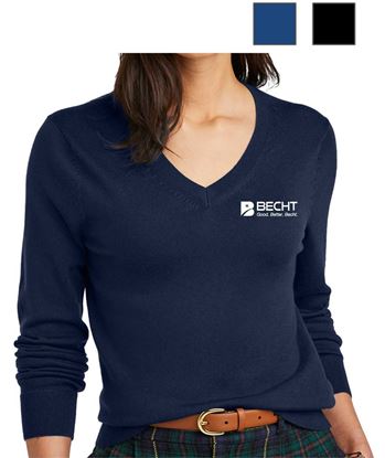Picture of Brooks Brothers® Women's Washable Merino V-Neck Sweater