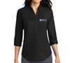 Picture of Port Authority® Ladies 3/4-Sleeve SuperPro™ Twill Shirt