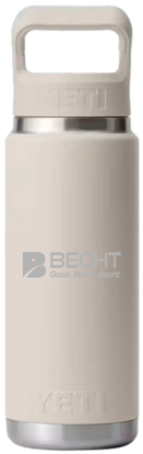 Picture of YETI 26oz Rambler Water Bottle with Straw Cap - Cape Taupe