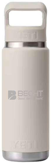 Picture of YETI 26oz Rambler Water Bottle with Straw Cap - Cape Taupe